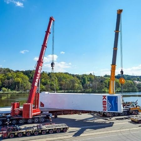 Tandemhub im Passauer Hafen