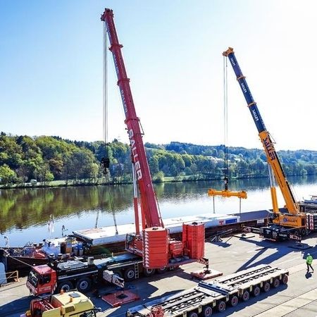 Tandemhub im Passauer Hafen