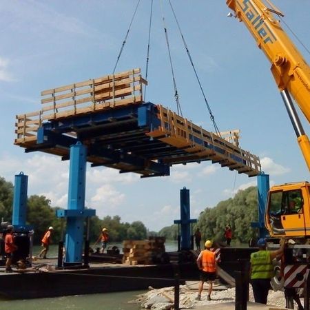 Mühldorfs neue Bahnbrücke über den Inn