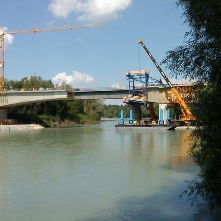 Mühldorfs neue Bahnbrücke über den Inn
