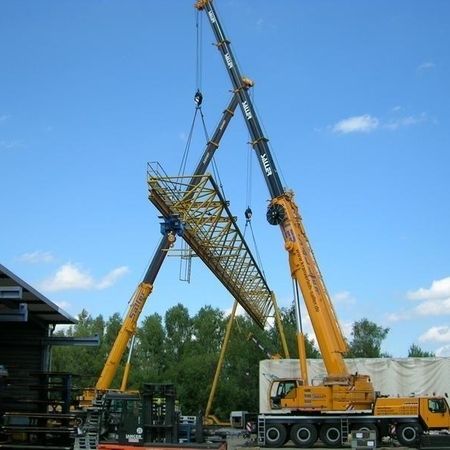 Demontage eines Brückenkranes