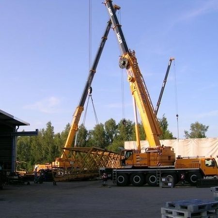 Demontage eines Brückenkranes
