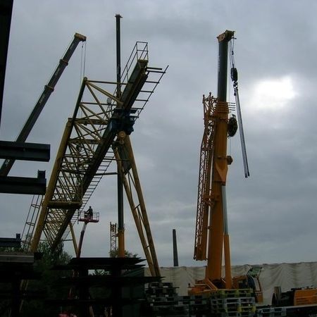 Demontage eines Brückenkranes