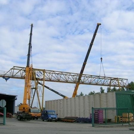 Demontage eines Brückenkranes