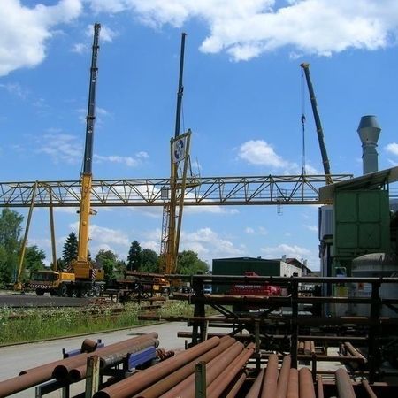 Demontage eines Brückenkranes