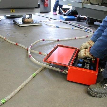 Luftkissen-Transporttechnik