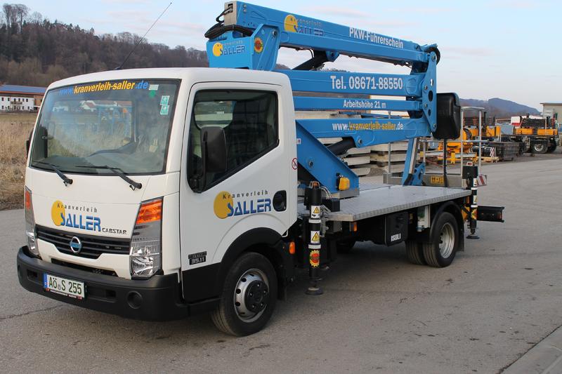 LKW Arbeitsbühne von Kranverleih Saller